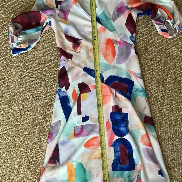 Robert Graham Olivia abstract dress size 2 - Picture 6 of 7